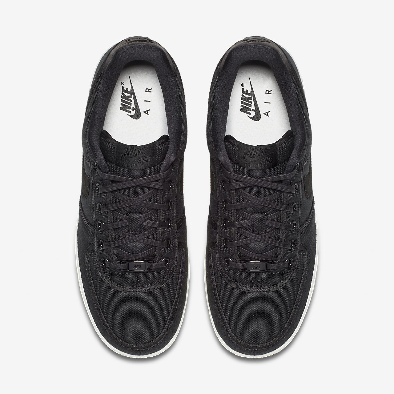 Nike Air Force 1 Low Retro QS - Sneakers - Sort/Hvide | DK-89247